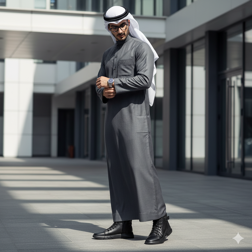 حذاء رجالي أسود فاخر – أناقة، راحة، وثقة في كل خطوة